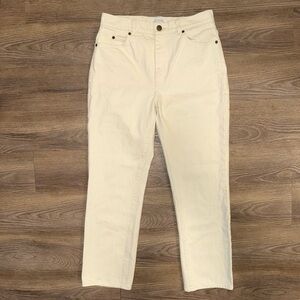 & Other Stories White Jeans Size 30